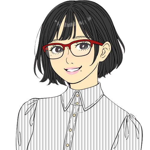 経理サポーターゆりの似顔絵イラスト